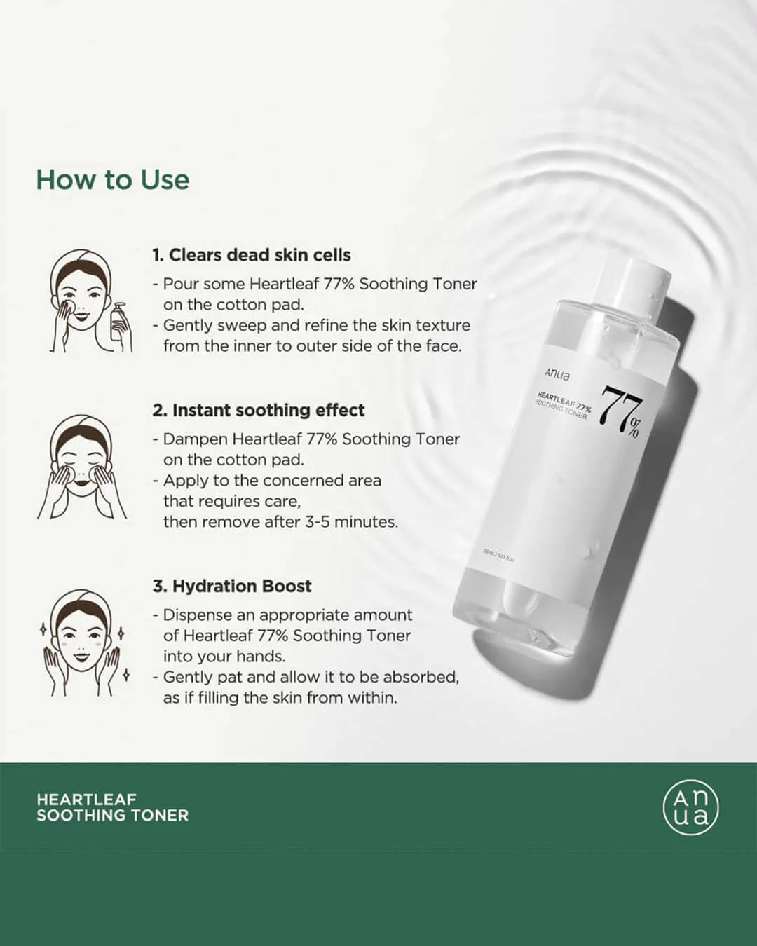 ANUA Heartleaf 77% Soothing Toner 250ml