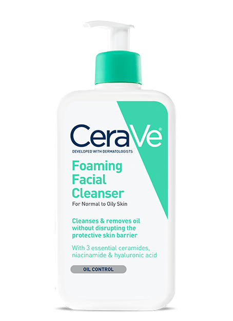 CeraVe Foaming Facial Cleanser – For Dry to Oily Skin 236ml