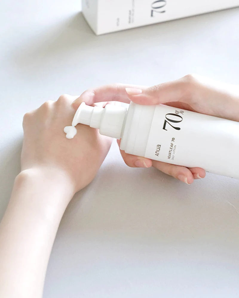 ANUA Heartleaf 70% Daily Relief Lotion – Lightweight Moisturizer for Sensitive & Acne-Prone Skin