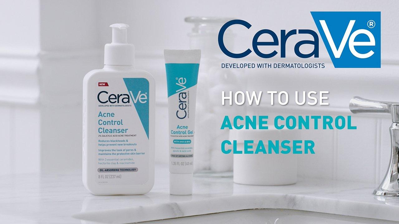 CeraVe Acne Control Cleanser – 2% salicylic acid Acne Treatment 237ml