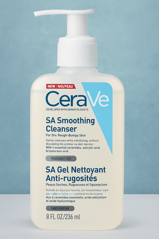 CeraVe Renewing SA Cleanser – For Dry Rough Bumpy Skin 236ml