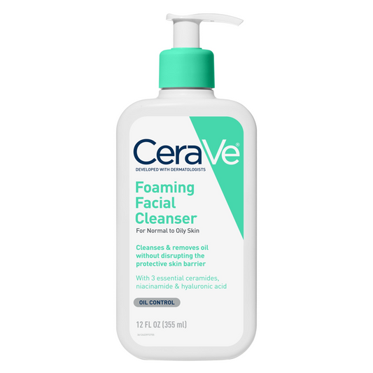 CeraVe Foaming Facial Cleanser – For Dry to Oily Skin 236ml