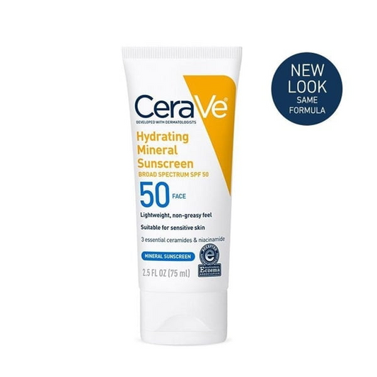 CeraVe Hydrating Mineral Sunscreen SPF 30 – 75ml